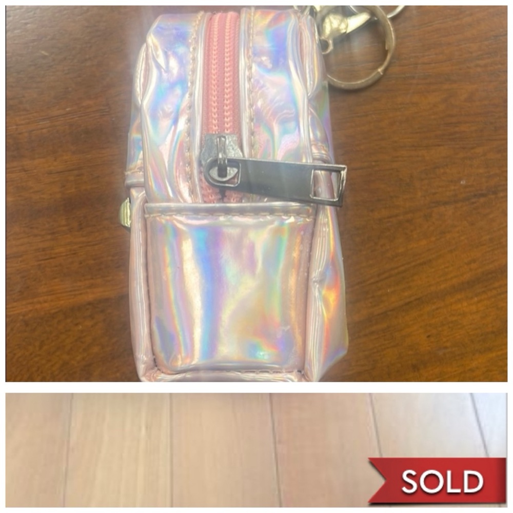 SOLD Holographic Mini Backpack Keychain